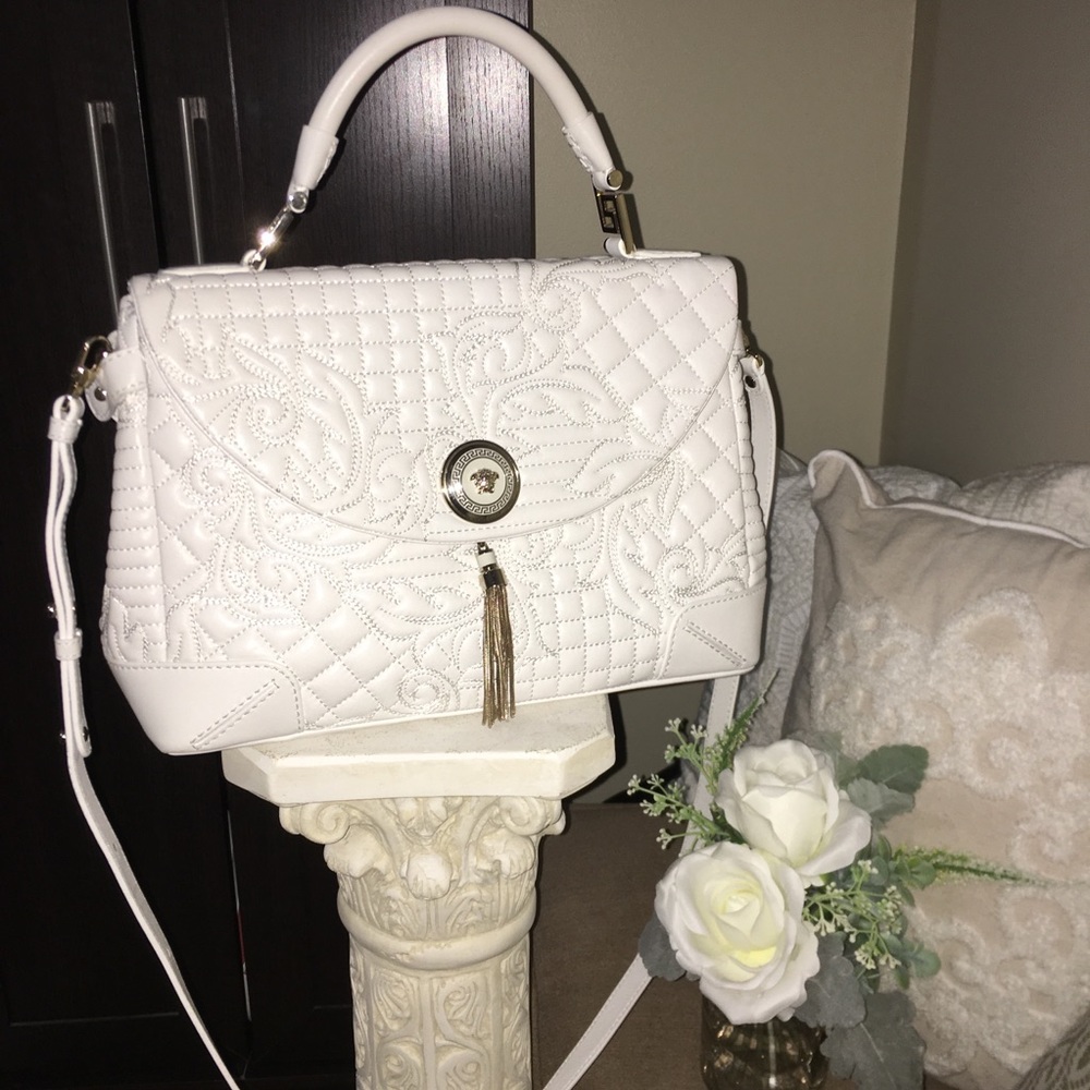 🚫SOLD🚫 Versace Barocco Altea Vanitas Leather Bag